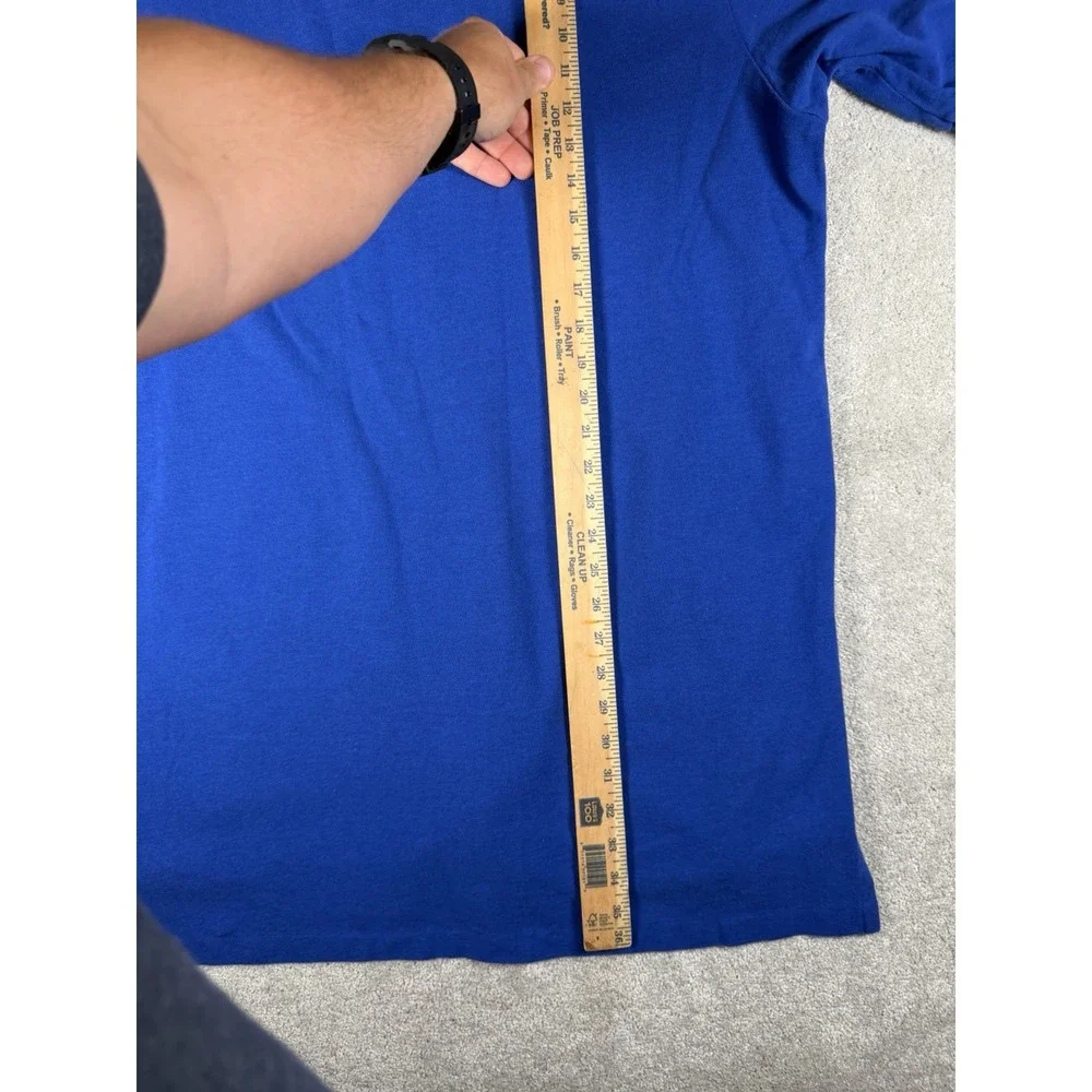 Polo Ralph Lauren Blue Polo Shirt Mens 2XLT Big Tall Short Sleeve Neon Pony